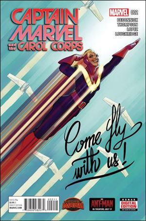 Captain Marvel & The Carol Corps issue 2 David Lopez Cover