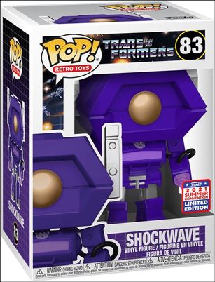 POP! Retro Toys figure 83-B Shockwave Summer Convention Exclusive