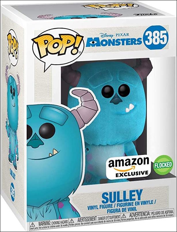 POP! Disney figure 385-B Sulley (Flocked) Amazon Exclusive