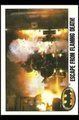 Batman: Series 1 (Base Set) card 100 Escape From Flaming Death!