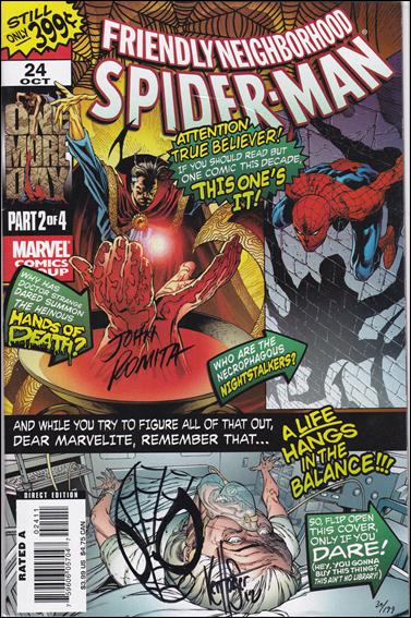 Friendly Neighborhood Spider-Man (2005) issue 24-I DF Cover (Signed by Romita Remrked Haeser) 1/199
