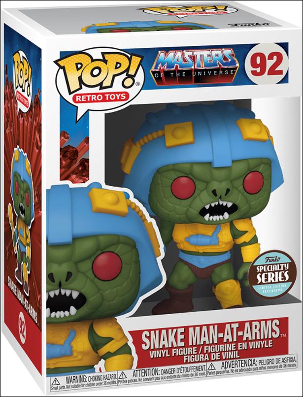 POP! Retro Toys figure 92 Snake Man-At-Arms Specialty Series