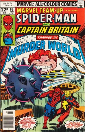 Marvel Team-Up (1972) issue 66-B UK Price Cover