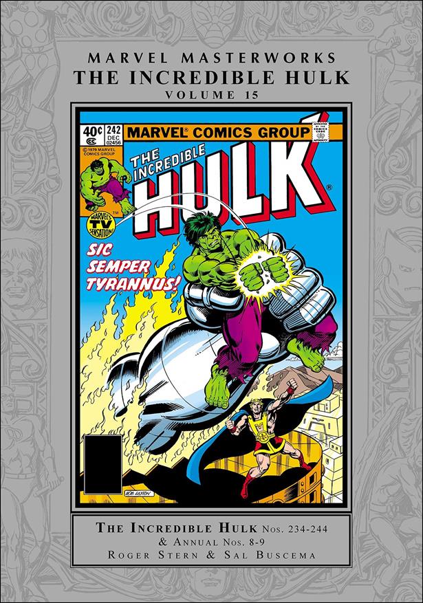 Marvel Masterworks: The Incredible Hulk issue 15 Silver Dust Jacket