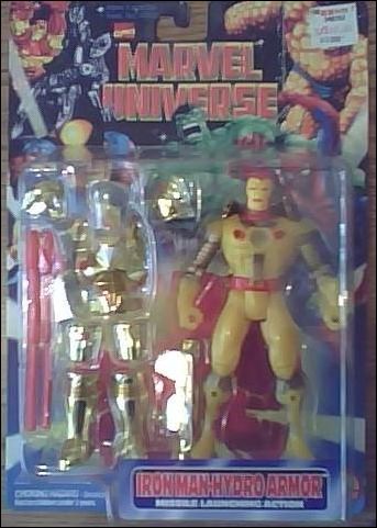 Marvel Universe (1996) figure 34 Iron Man Hydro Armor (Missle Launching Action)