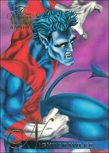 Marvel Annual Flair '95 (Base Set) card 2 Nightcrawler