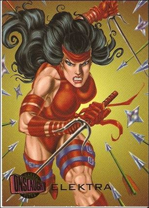 Marvel Ultra: Onslaught (Base Set) card 63 Elektra