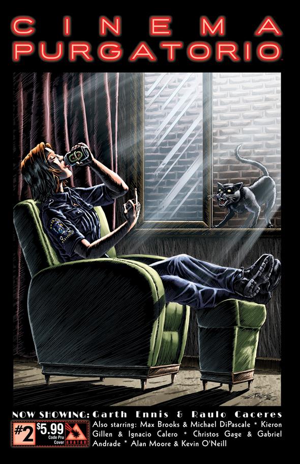 Alan Moore's Cinema Purgatorio issue 2-C Code Pru Cover