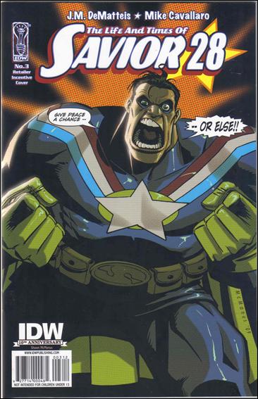 Life and Times of Savior 28 issue 3-B Shawn McManus 1:10 Cover