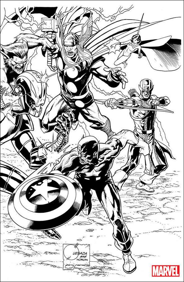 Marvel Comics (2019) issue 1000-RF Joe Quesada 1:500 B&W Wraparound Cover