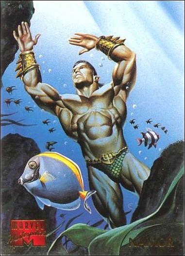 1995 Marvel Masterpieces (Base Set) card 70 Namor
