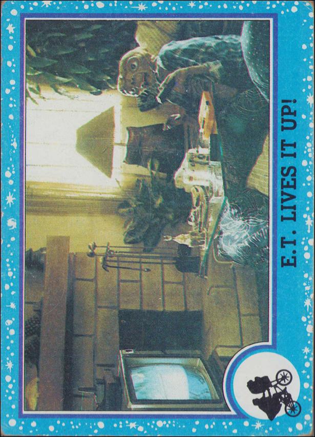 E.T. The Extra-Terrestrial (Base Set) card 29 E.T. Lives It Up!