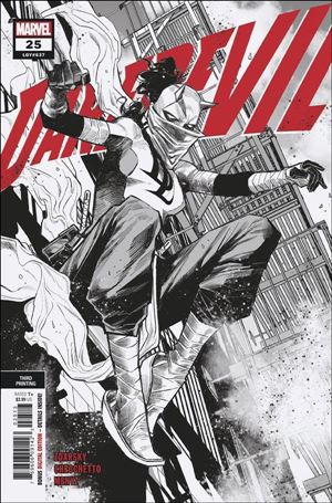 Daredevil (2019) issue 25-H Marco Checchetto B&W Cover (3rd Printing)