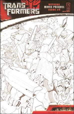 Transformers: Movie Prequel issue 4-C Incentive Sketch Cover