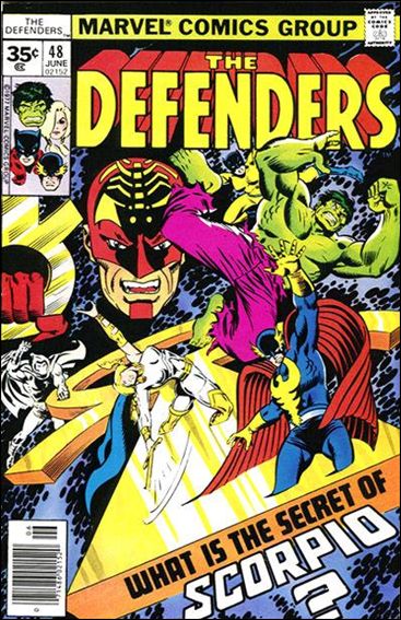 Defenders (1972) issue 48-B 35 Cent Price Cover