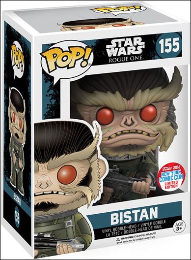 POP! Star Wars figure 155 Bistan NYCC 2016