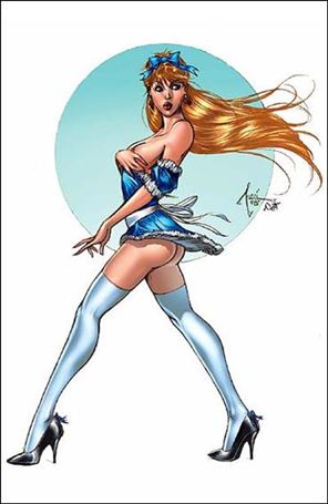 Escape from Wonderland issue 0-G Wizard World Philly 2009 Statue Promo Cover