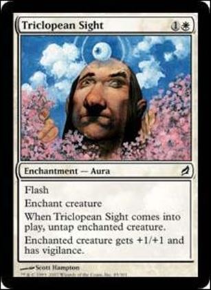 Magic the Gathering: Lorwyn  card 45-Z-INVALID Triclopean Sight