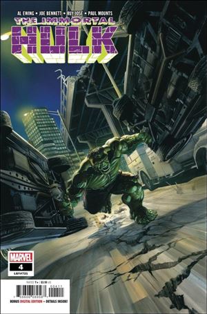 Immortal Hulk issue 4 Alex Ross Cover