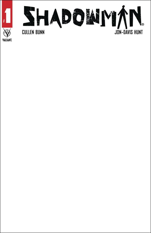 Shadowman (2021) issue 1-D Blank/Sketch Cover