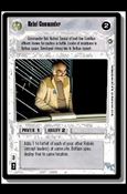 Star Wars: A New Hope Limited (Base Set) card 101 Rebel Commander
