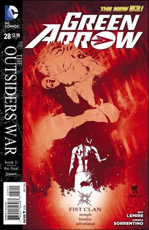 Green Arrow (2011) issue 28 Andrea Sorrentino Cover 