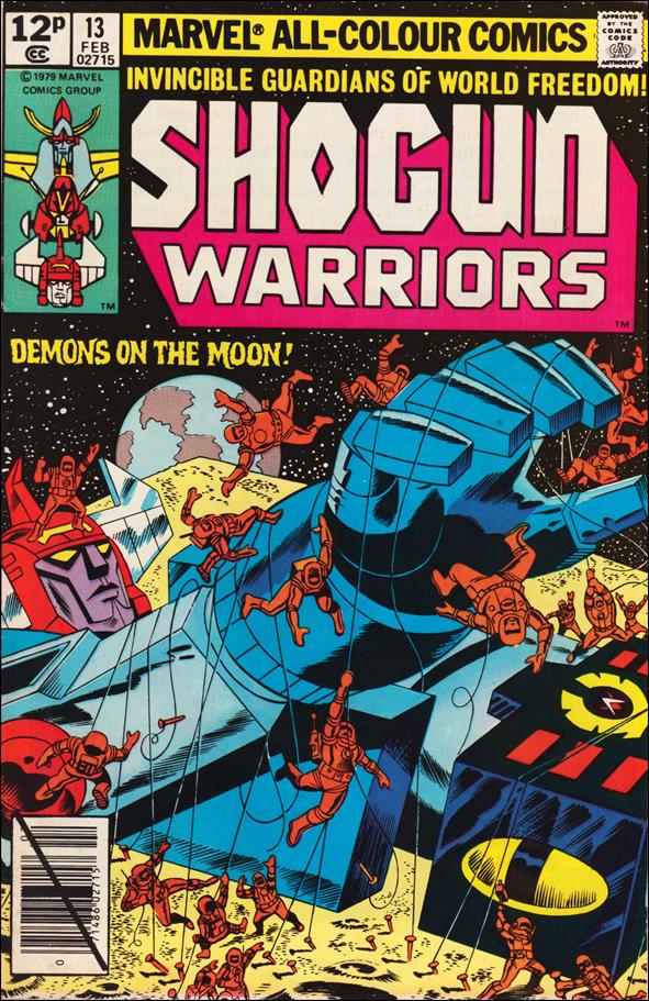 Shogun Warriors issue 13-B UK Price Cover