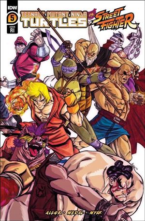 Teenage Mutant Ninja Turtles vs. Street Fighter issue 5-D Vincenzo Federici 1:25 Cover