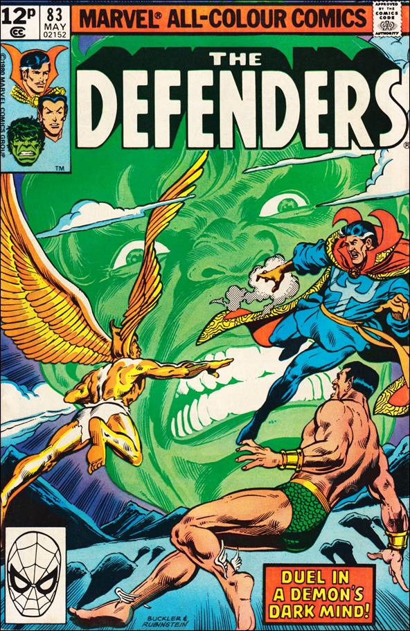 Defenders (1972) issue 83-B UK Price Cover