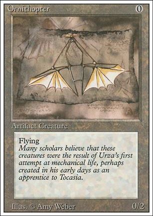 Magic the Gathering: Revised (Base Set) card 271 Ornithopter