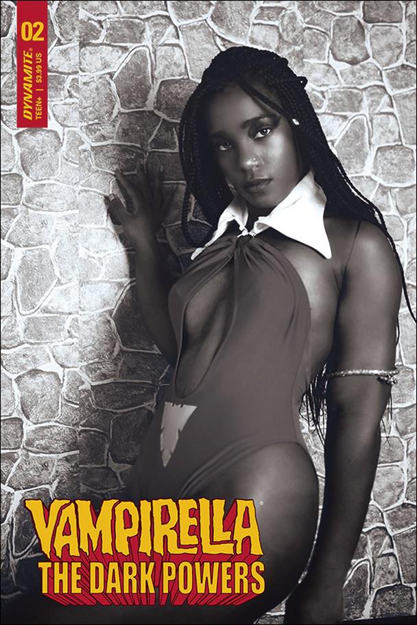 Vampirella: The Dark Powers issue 2-I 1:15 Black & White Cosplay Photo Cover