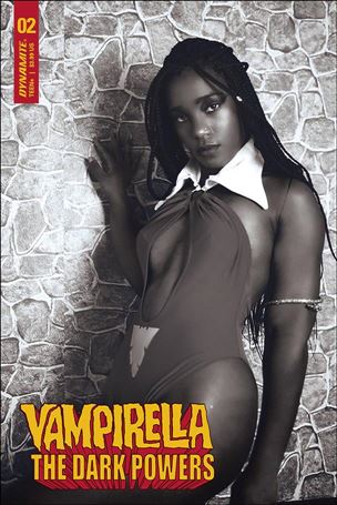 Vampirella: The Dark Powers issue 2-I 1:15 Black & White Cosplay Photo Cover