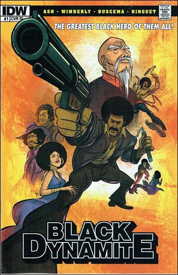 Black Dynamite issue 1-C Six Point Harness Studios 1:10 Cover