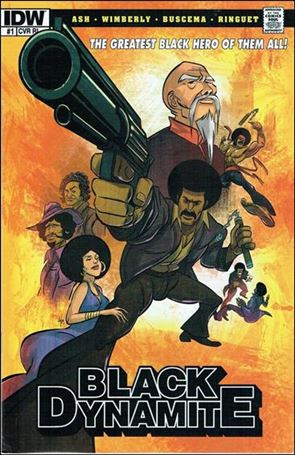 Black Dynamite issue 1-C Six Point Harness Studios 1:10 Cover