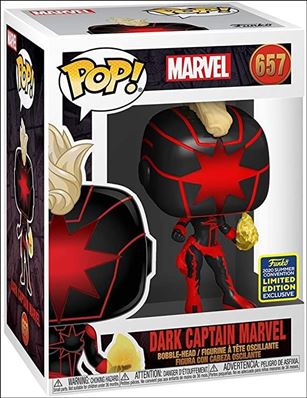 POP! Marvel figure 657 Dark Captain Marvel