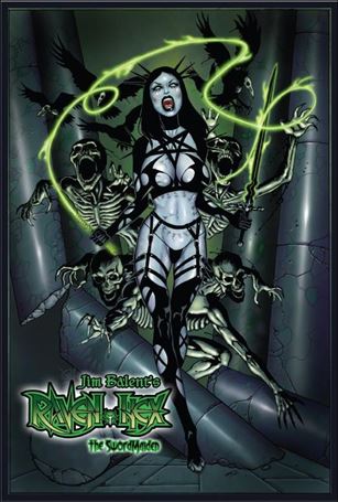 Tarot: Witch of the Black Rose issue 122/123 Black Background Cover