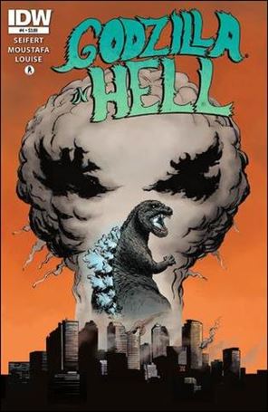 Godzilla in Hell issue 4 Ibrahim Moustafa Cover