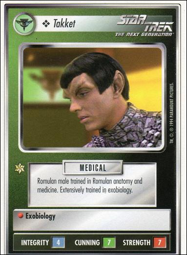 Star Trek: Premiere Unlimited (Base Set) card 320 Takket