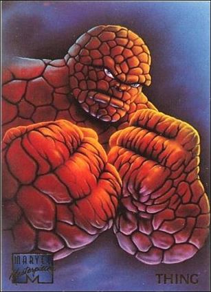 1995 Marvel Masterpieces (Base Set) card 101 Thing