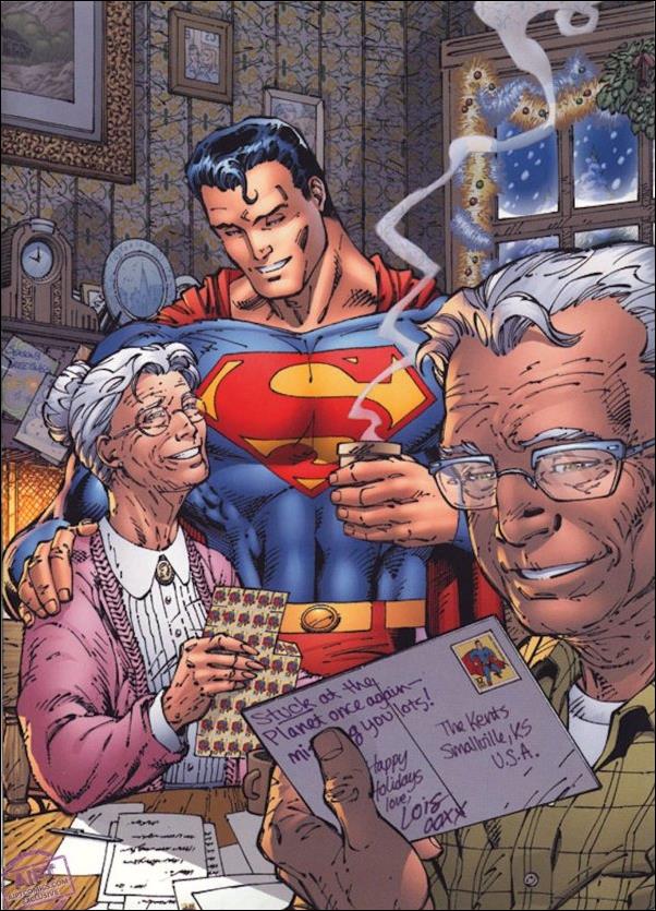 Action Comics (1938) issue 1050-R Lee, Williams & Sinclair Holiday Cardstock Cover