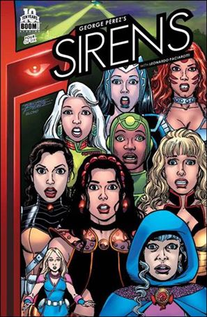 George Perez's Sirens issue 4 Standard Wraparound Cover