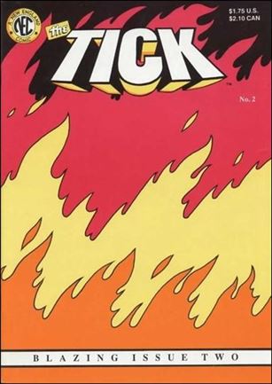 Tick (1988) issue 2-C Red, Yellow & Orange Flame Standard Cover