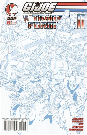 G.I. Joe vs the Transformers (2004) issue 2-C Sketch Cover