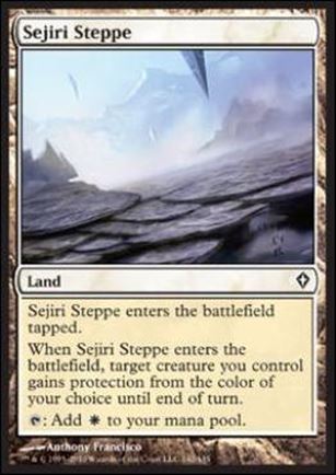 Magic the Gathering: Worldwake (Base Set) card 142 Sejiri Steppe