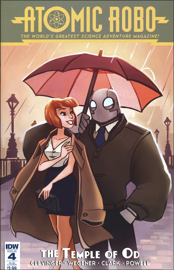 Atomic Robo and the Temple of Od issue 4-B Hollie Mengert Subscription Cover