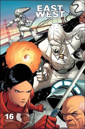 East of West issue 16-B Nick Dragotta Interconnecting Cover (The PRA)