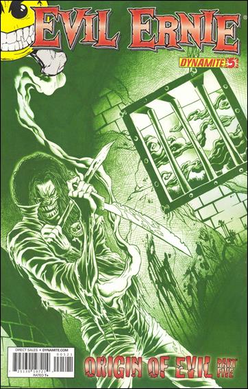 Evil Ernie (2012) issue 5-F Kyle Hotz 1:15 "Chaotic Green" Cover