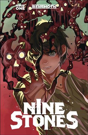 Nine Stones issue 1-C Red & Green Background Cover