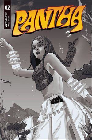 Pantha (2022) issue 2-N Vincent Aseo 1:20 Black & White Cover