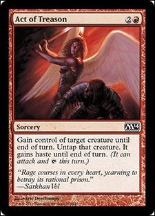 Magic the Gathering: 2014 Core Set (Base Set) card 125 Act of Treason